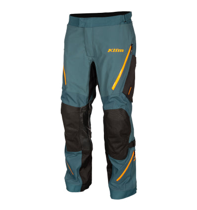 KLIM Badlands Pro Pant Petrol - Strike Orange - Image 1