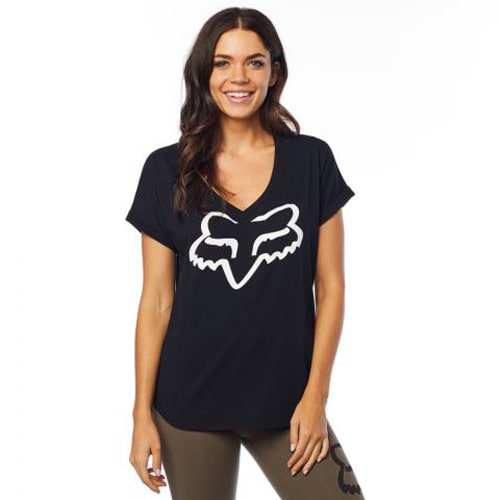 Fox Responded SS Vneck RL SLVE Black LFS18F - Image 1