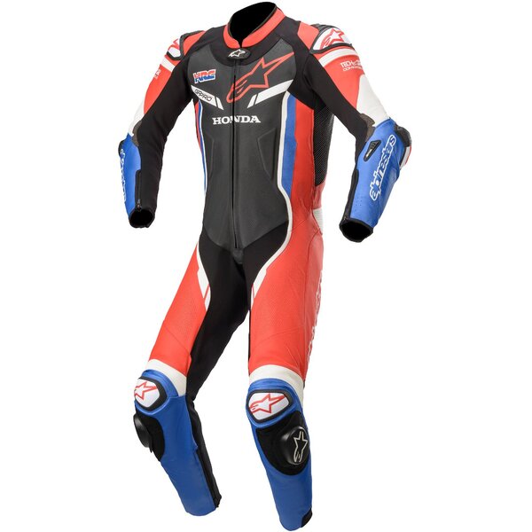 ALPINESTARS HONDA GP PRO V2 TECH-AIR COMPATIBLE Negru/Rosu/Albastru - Image 1