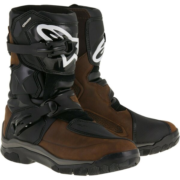 Alpinestars BELIZE Drystar Oiled Leather Maro/Negru - Image 1