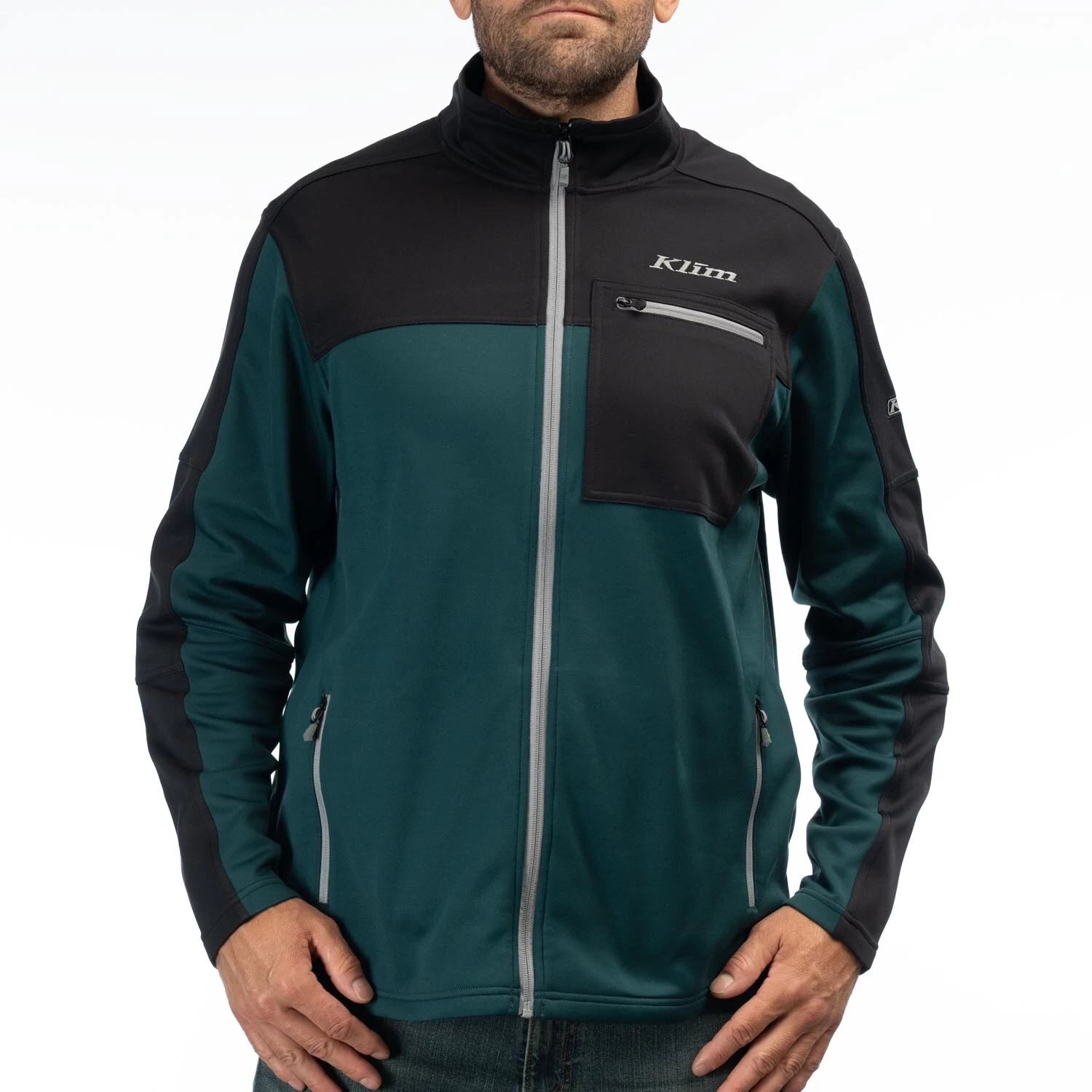 Klim Glacier Jacket Dark Sea - Black - Image 1