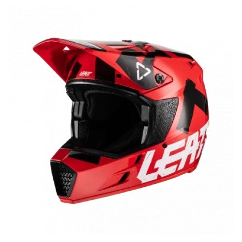 LEATT Helmet Moto 3.5 JR V22 RED - Image 1