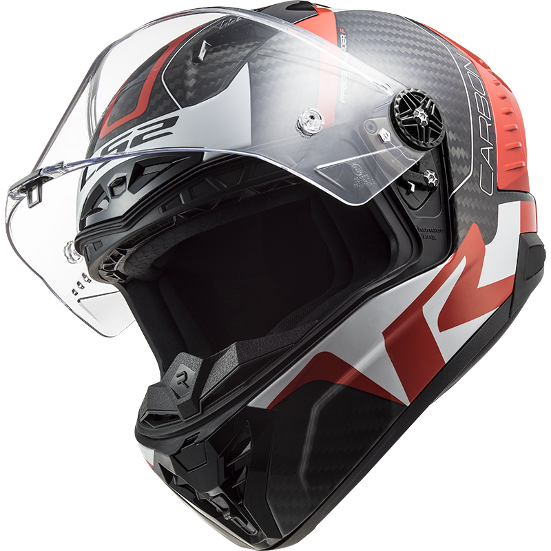 LS2 FF805 THUNDER C RACING1 GL.RED WHITE