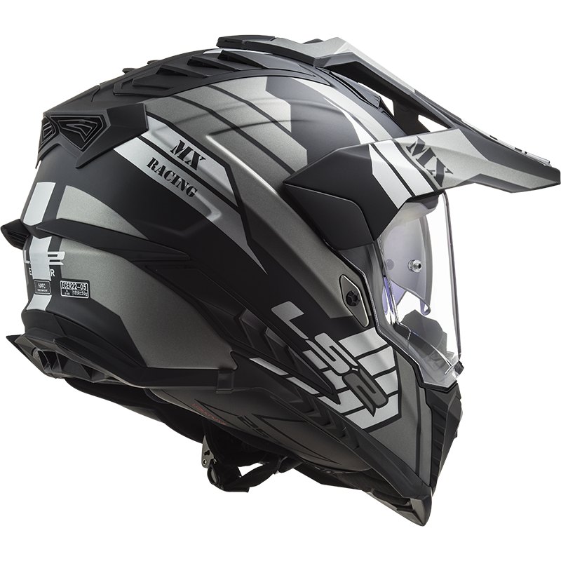 LS2 MX701 EXPLORER ATLANTIS MATT TITANIUM - Image 3