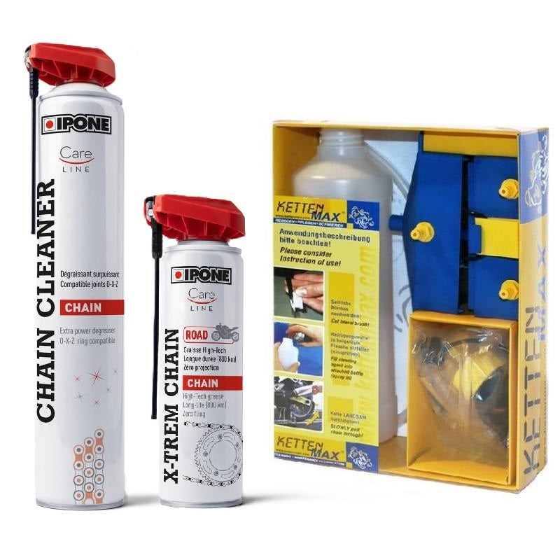 IPONE KETTENMAX / IPONE - Kit curatare + ungere lant, varianta ROAD X-TREM