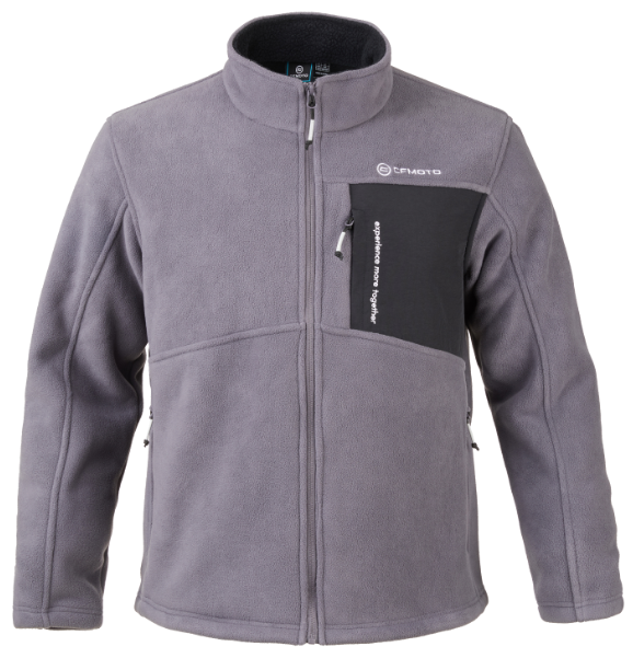 Geaca flausata barbati gri CFMOTO - Image 1