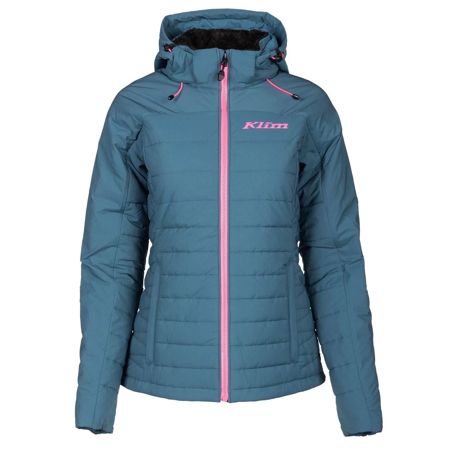 Klim Waverly Jacket Petrol - Knockout Pink - Image 1