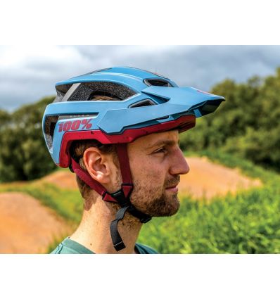 100% ALTEC Trail Helmet Slate Blue - Image 2
