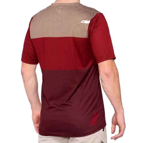 100% AIRMATIC Jersey Brick/Dark Red - Image 2