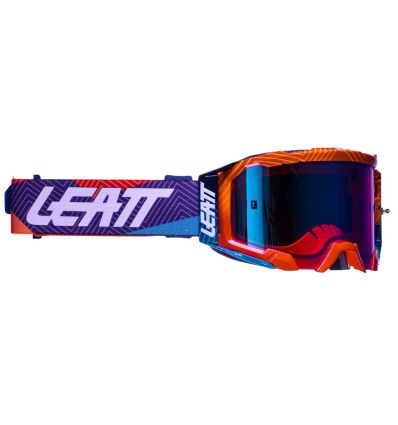 LEATT GOGGLE VELOCITY 5.5 IRIZ Neon Orange Blue UC 26% - Image 1