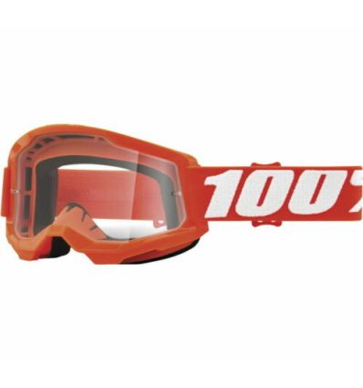 100 Strata 2 Goggle Clear Lens - Portocaliu/Transparent