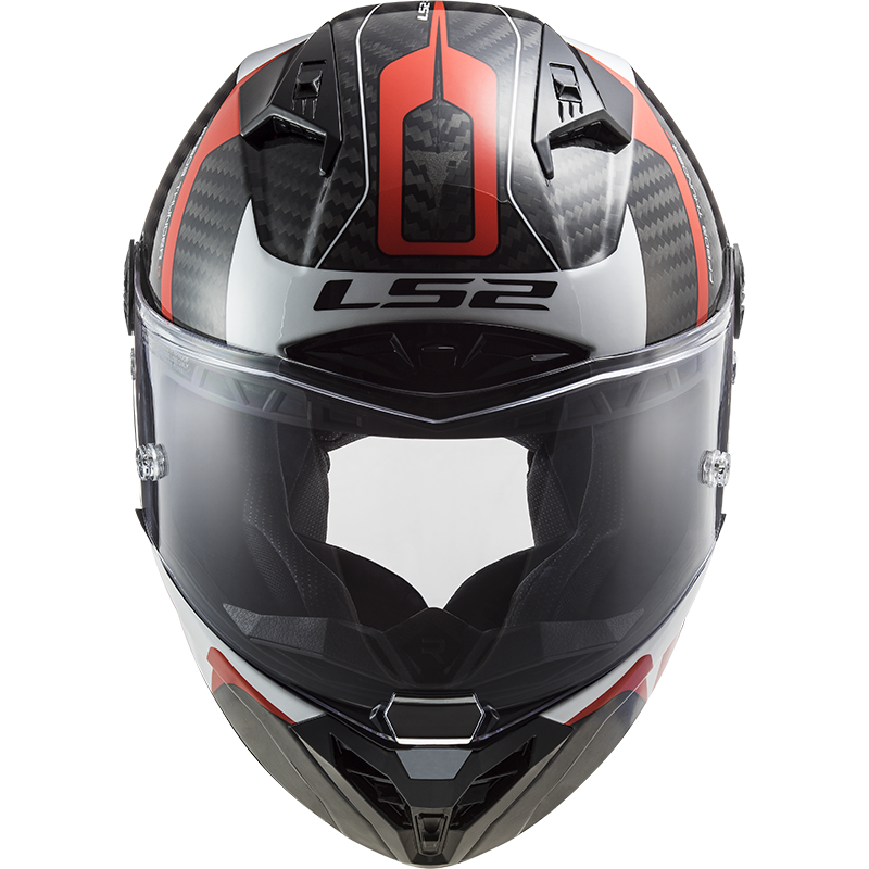 LS2 FF805 THUNDER C RACING1 GL.RED WHITE