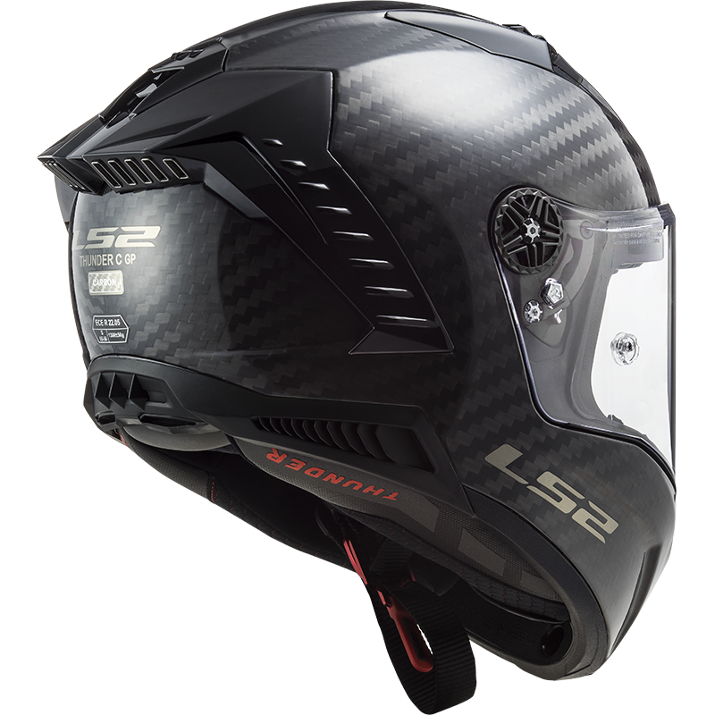 LS2 FF805 THUNDER GLOSS CARBON - Image 8