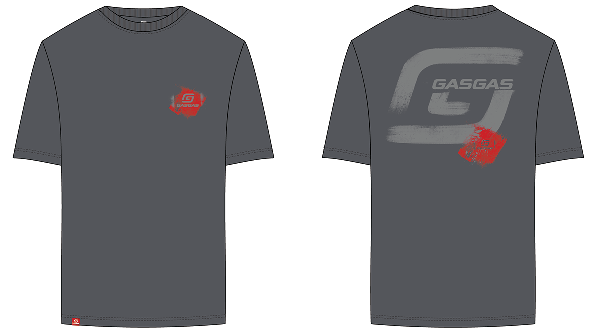 GasGas FULL GAS TEE GREY