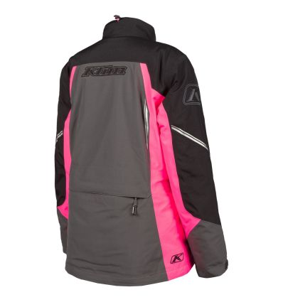 KLIM Strata Jacket Asphalt - Knockout Pink - Image 7