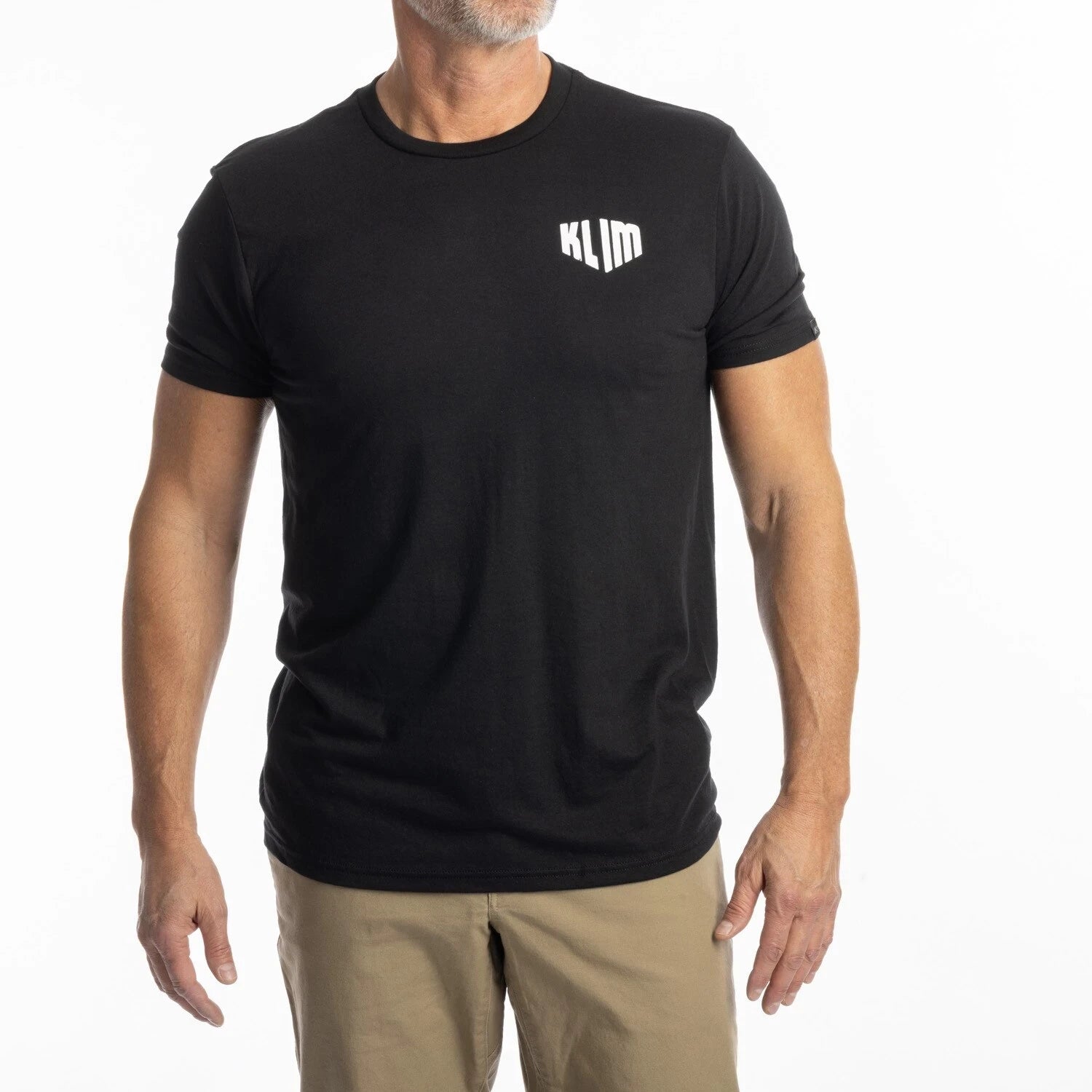 Klim Full Throttle Tri-blend Tee Black - White - Image 1