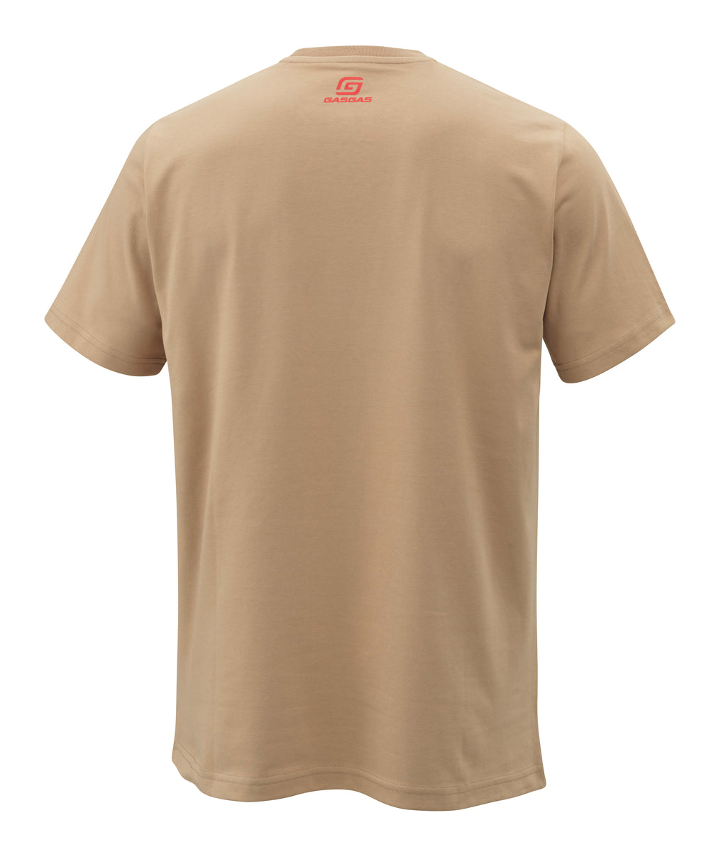 GasGas UNITED TEE LIGHT BROWN - Image 2