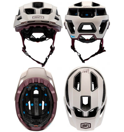 100% ALTEC Trail Helmet Warm Grey - Image 8