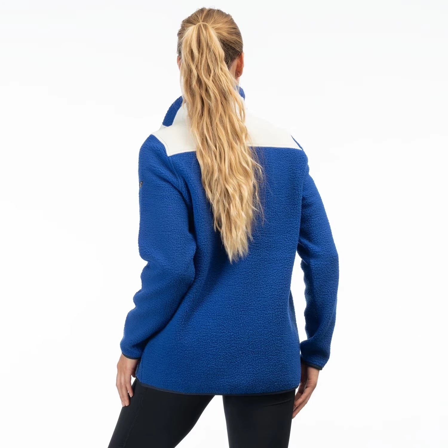 Klim High Pile Mountain Fleece Pullover Mazarine Blue - Dress Blues - Image 2