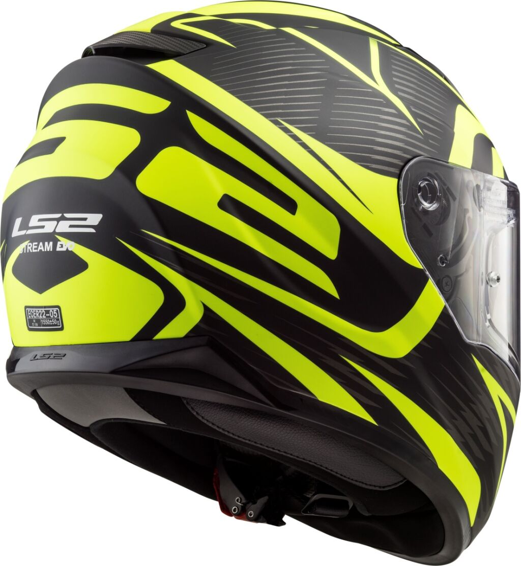 LS2 FF320 STREAM EVO JINK MATT BLACK YELLOW - Image 7