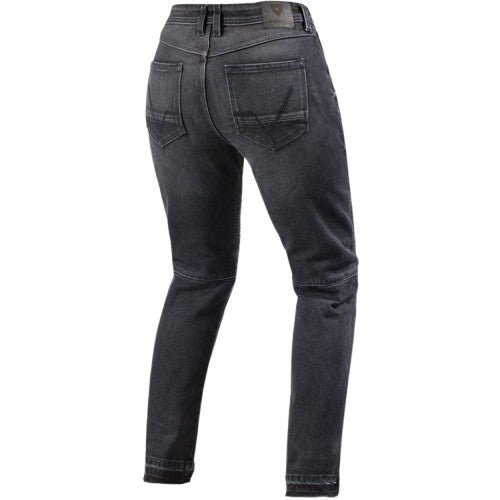 REV'IT! Moto 2 Slim Ladies Dark Black Stone L32 - Image 2