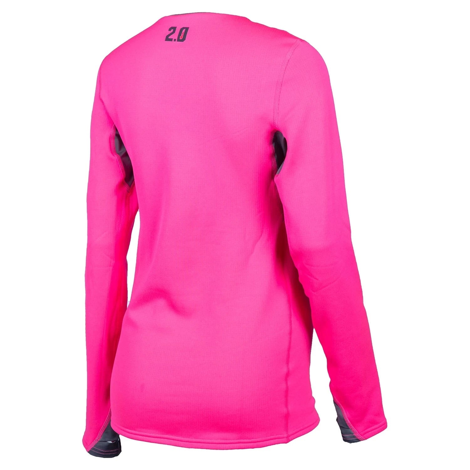Klim Solstice Shirt 2.0 Knockout Pink - Castlerock Gray - Image 2