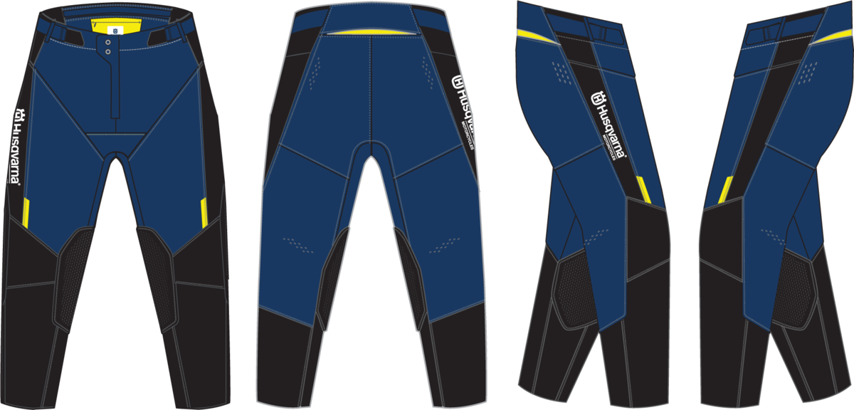 Husqvarna Authentic Pants BLK/Grey - Image 1