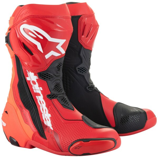 ALPINESTARS SUPERTECH R Negru/Rosu fluo/Rosu