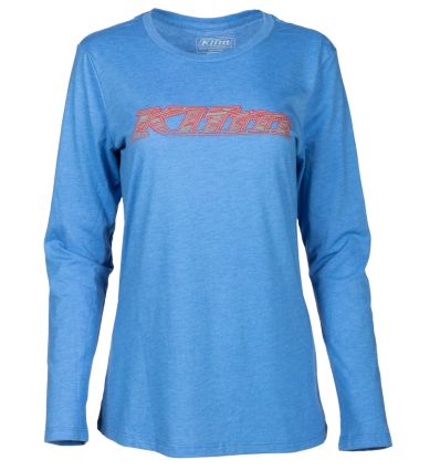 KLIM Frost LS T Azure Blue - Chili Pepper - Image 1