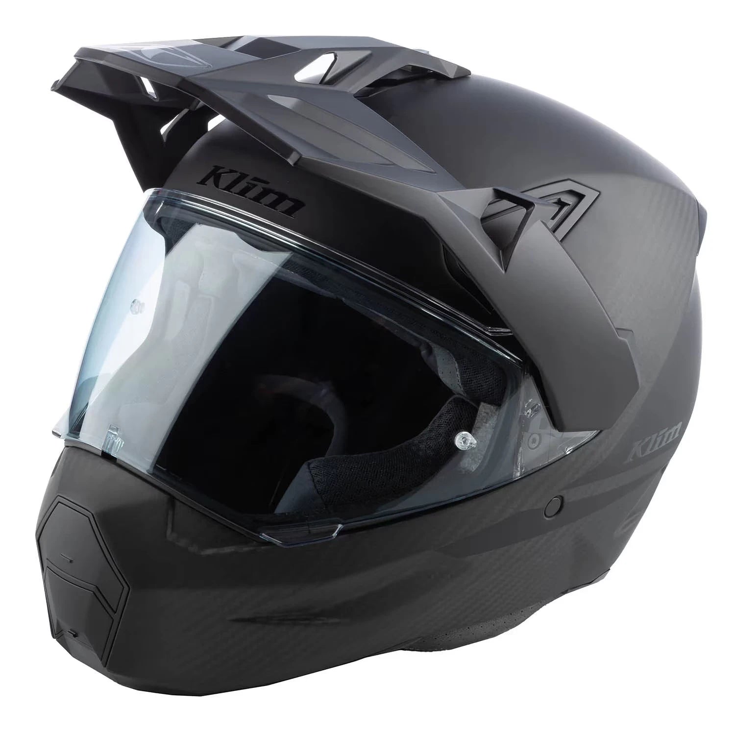 Klim X1 Alpha Helmet ECE/DOT Carbon Matte Black - Image 1