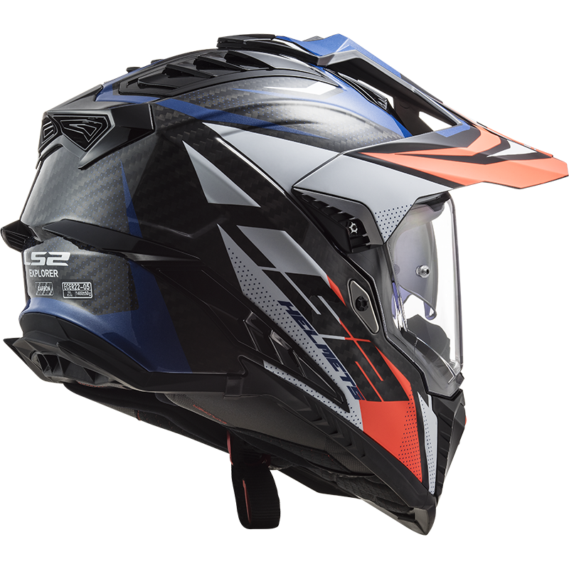LS2 MX701 EXPLORER C FOCUS G.BLUE WHITE RED - Image 5