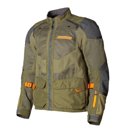 KLIM Baja S4 Jacket Petrol - Strike Orange - Image 1