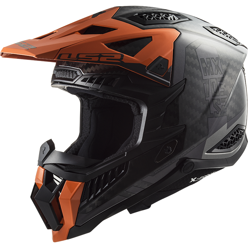 Ls2 Mx703 C X Force Victory 06 - Gri/Portocaliu