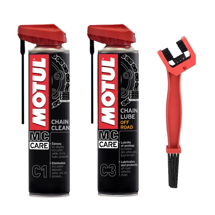Motul MOTUL - Set C1 / C3, curatare si ungere spray lant OFFROAD