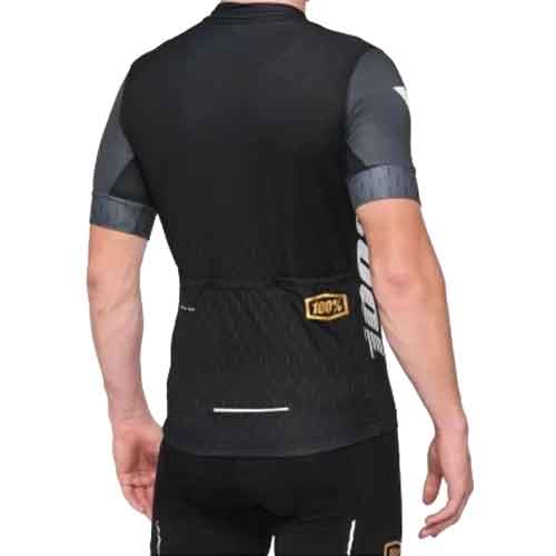 100% EXCEEDA Jersey Black/Charcoal Lycra Kits - Image 2