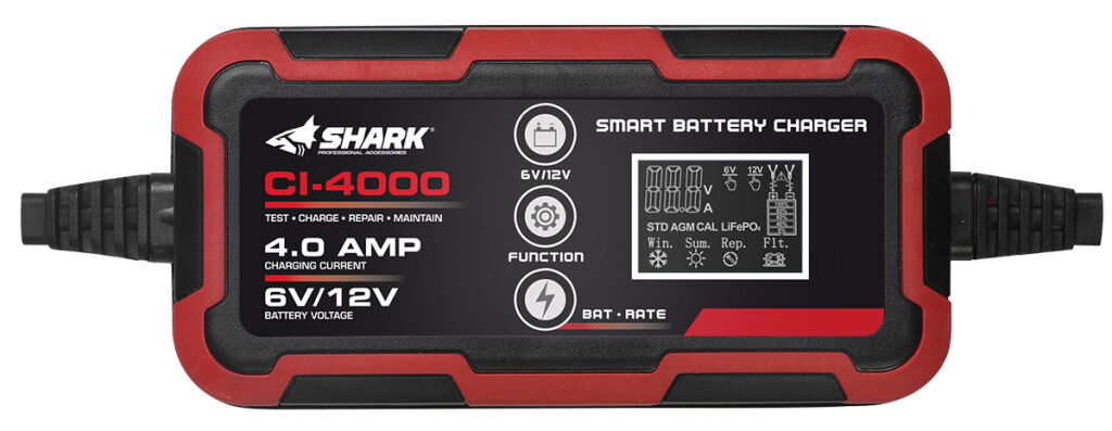 SHARK BATTERY CHARGER CI-4000 LI-ION, AGM, GEL AND OTHERS