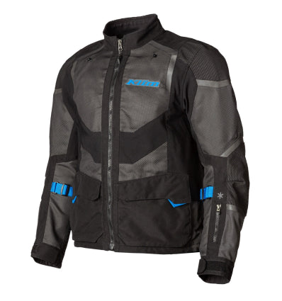 KLIM Baja S4 Jacket Black - Kinetik Blue - Image 1