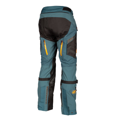 KLIM Badlands Pro Pant Petrol - Strike Orange - Image 2