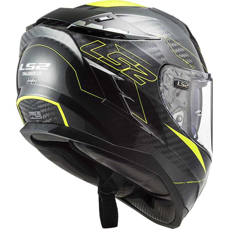 LS2 FF327 CHALLENGER CT2 FOLD GLOSS H-V YELLOW - Image 13
