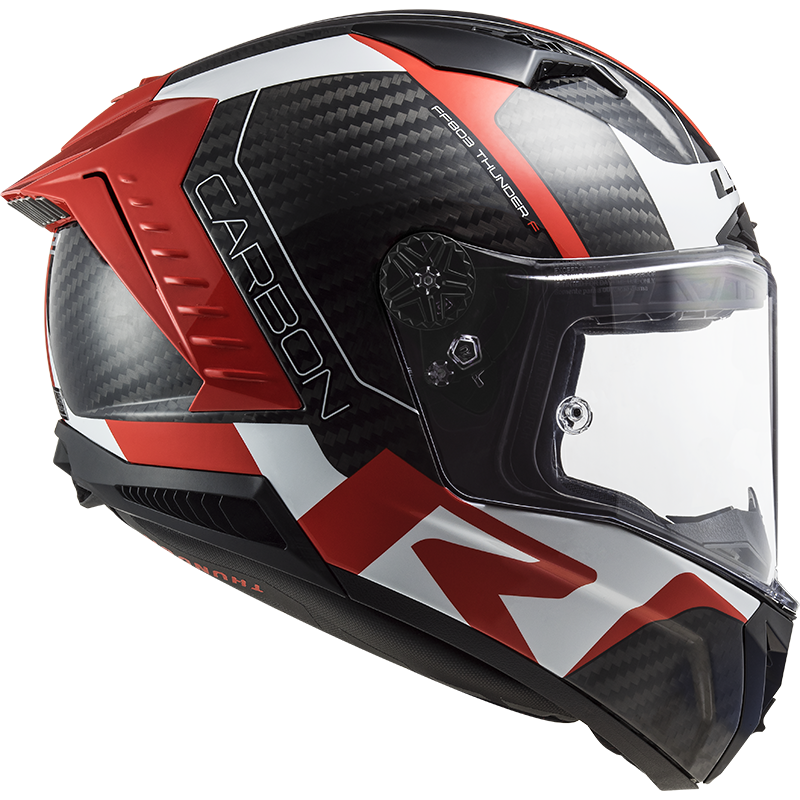 LS2 FF805 THUNDER C RACING1 GL.RED WHITE