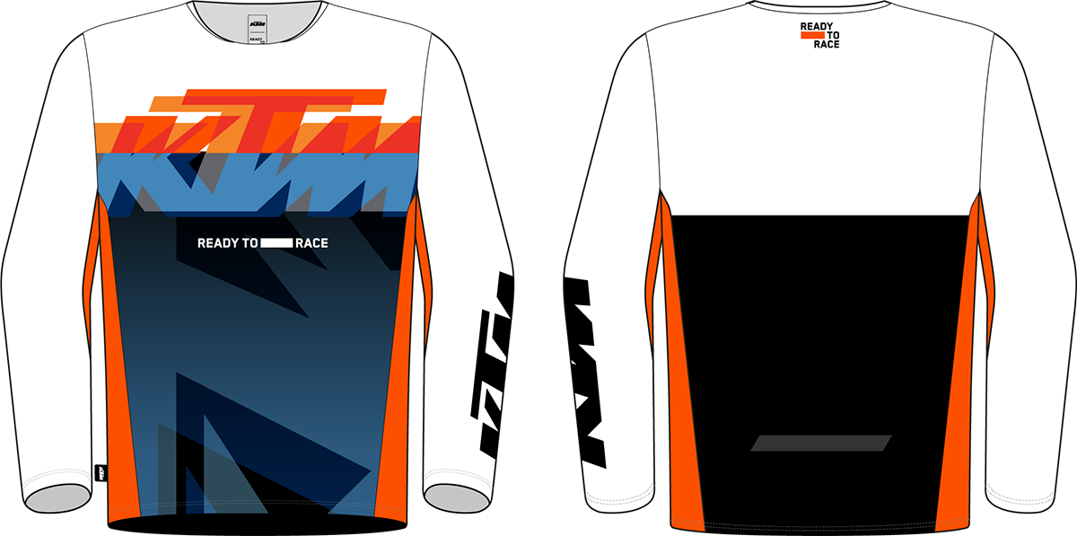 KTM POUNCE JERSEY WHITE