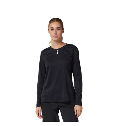 Fox W Defend Ls Jersey - Negru