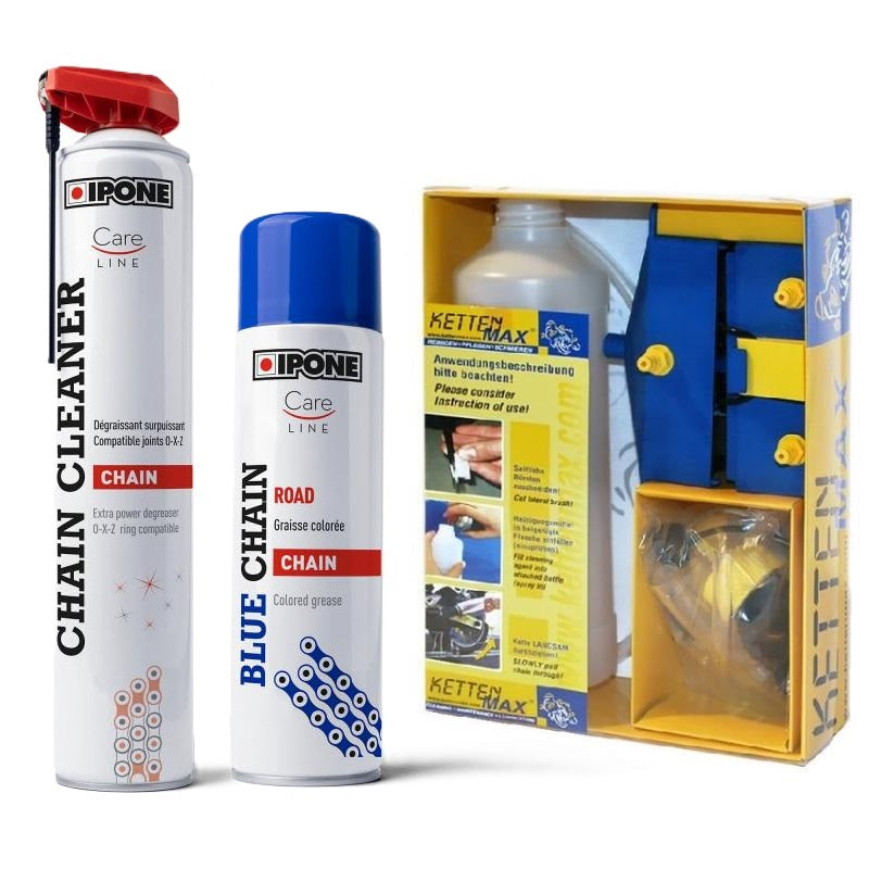 IPONE KETTENMAX / IPONE - Kit curatare + ungere lant, varianta ROAD