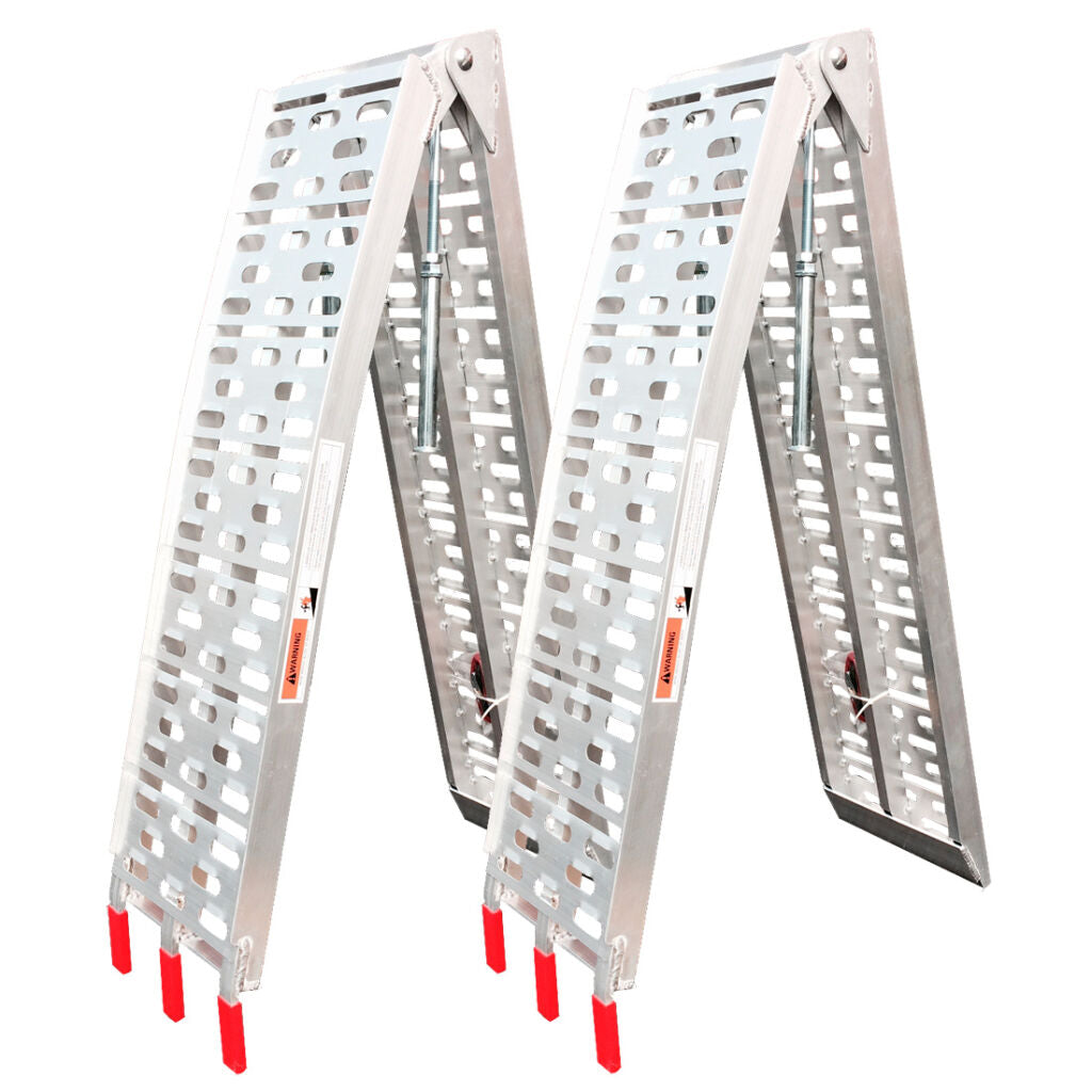 SHARK UTV, MOTO ALUMINUM RAMPS (2PCS) LOAD CAPACITY MAX. 1360 KG