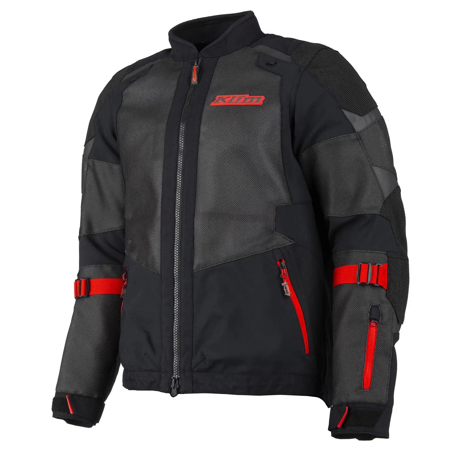 Klim Baja S4 Jacket Black - Fiery Red - Image 1