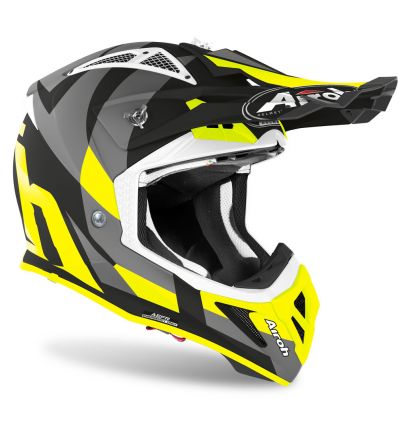 AIROH AVIATOR ACE TRICK YELLOW MATT