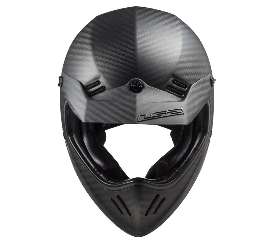 LS2 MX471 XTRA SINGLE MONO MATT CARBON - Image 9