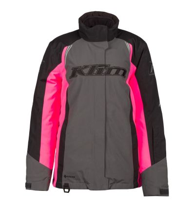 KLIM Strata Jacket Asphalt - Knockout Pink - Image 2