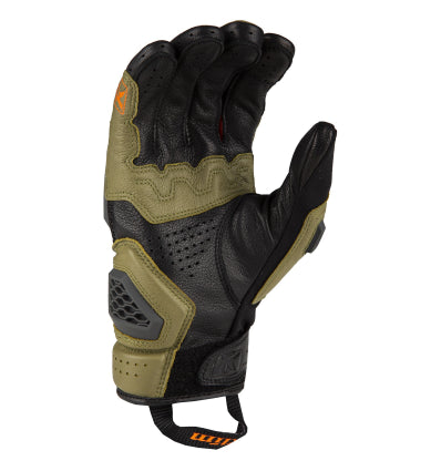 KLIM Baja S4 Glove Sage - Strike Orange - Image 2