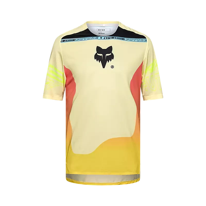 Fox Racing Flexair Ss Jersey Elevated - Galben